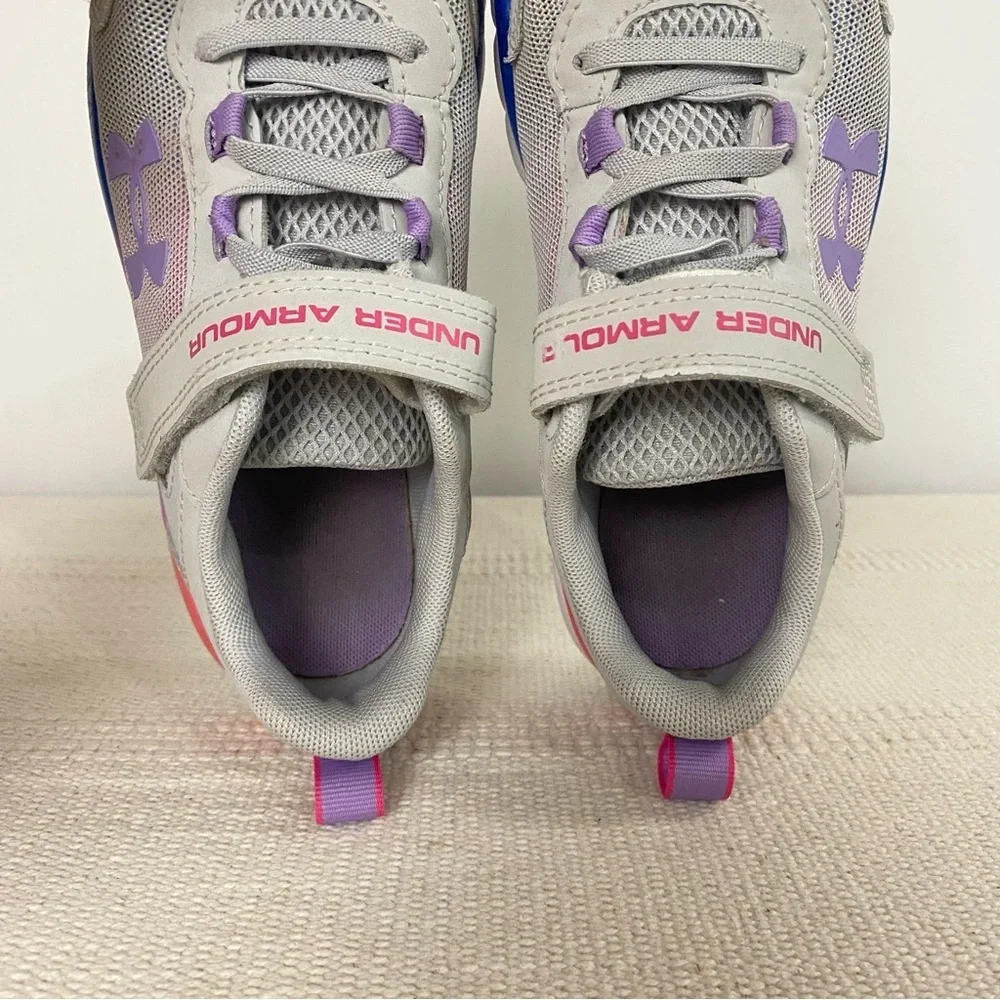 UNDER ARMOUR Assert Sneakers Halo Grey White Little Kid size 3